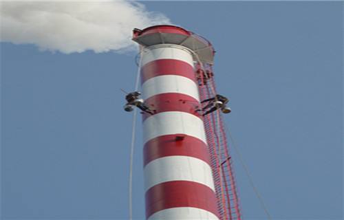 水泥煙囪刷航標